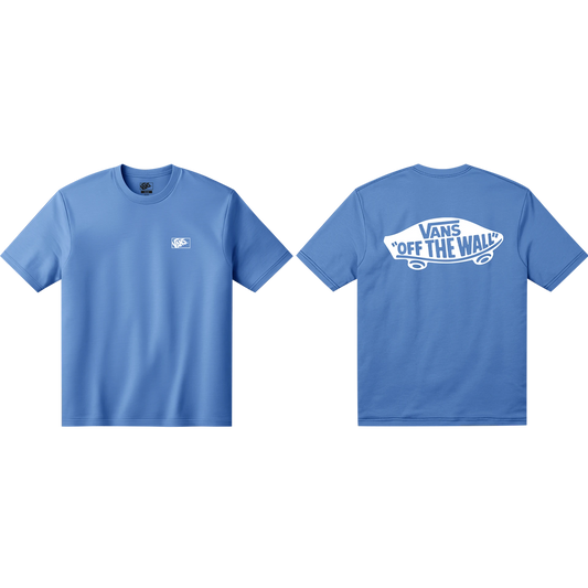 T-shirt Double azzurro  - 2/7 ANNI