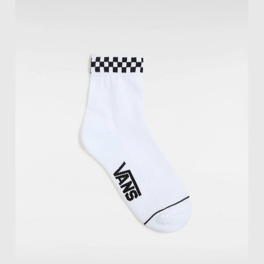 Calze Peek a check bianco