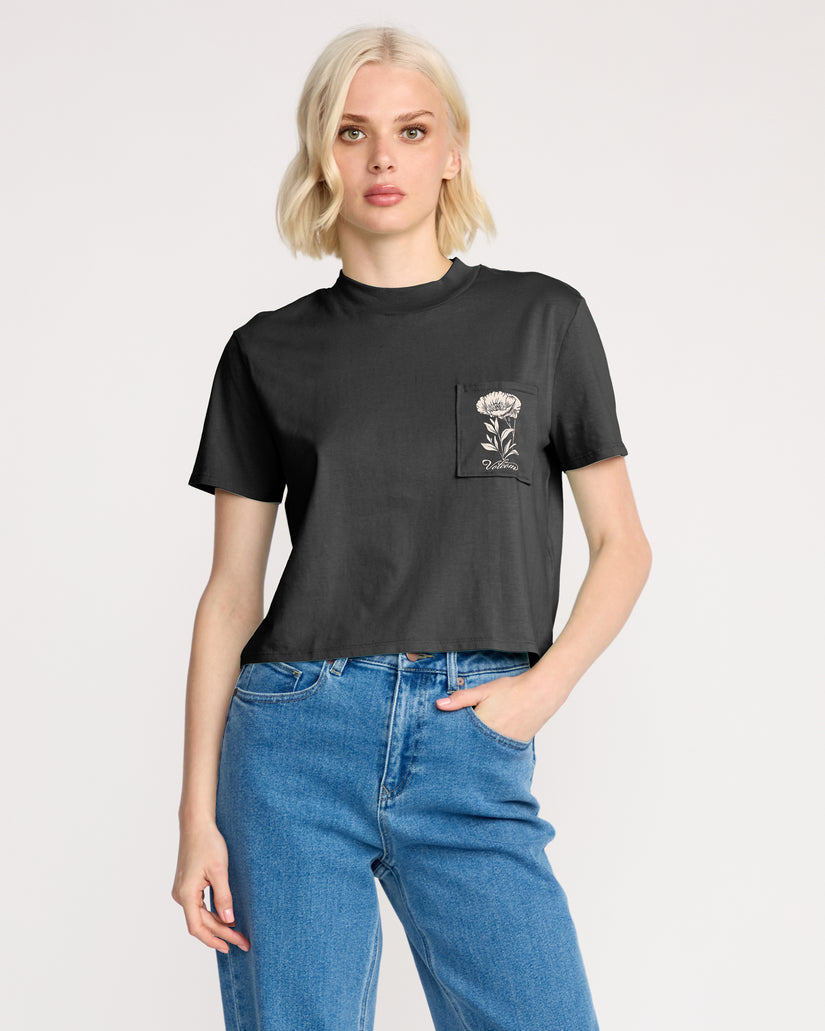T-Shirt Pocket dial grigio