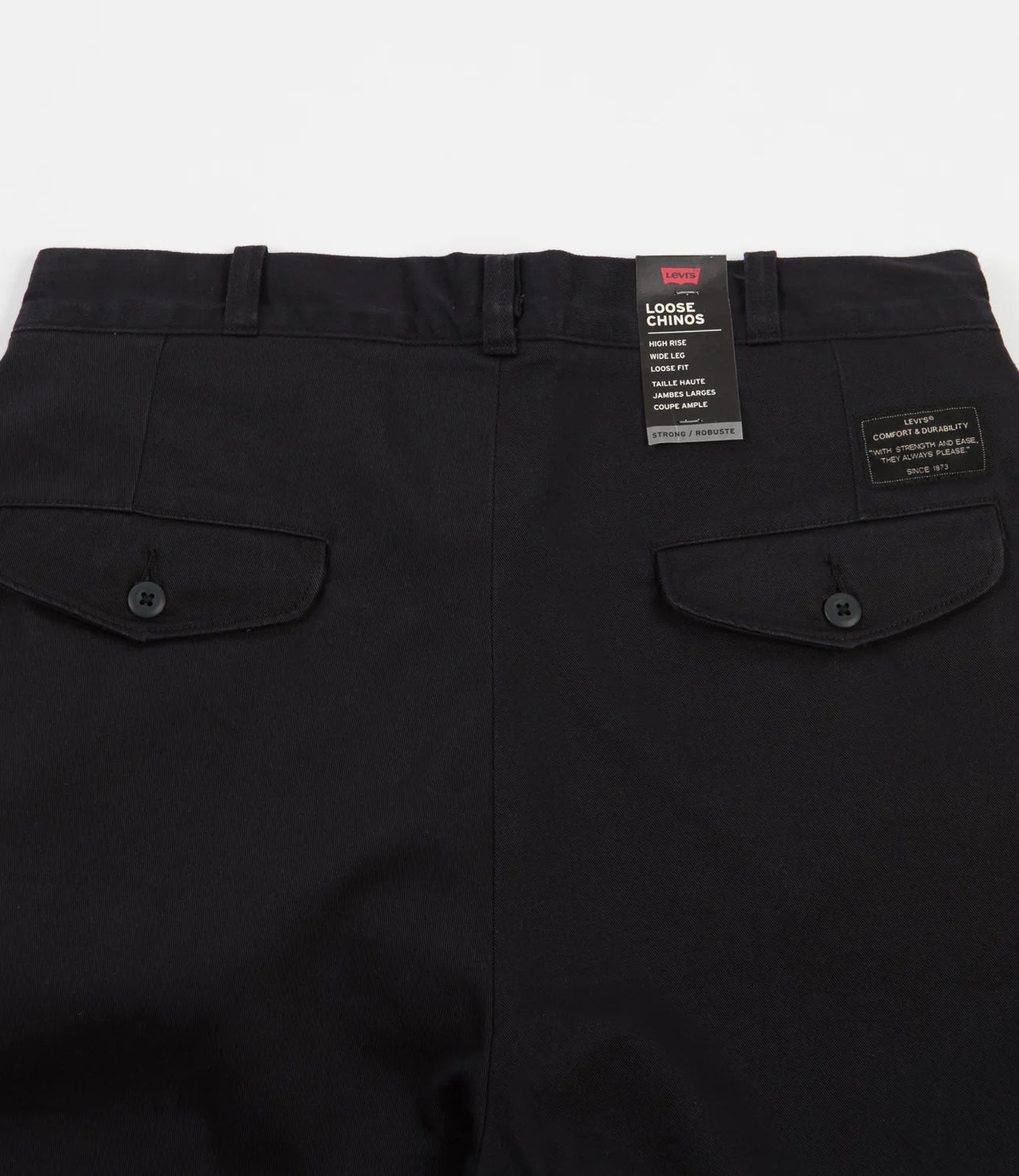 Pantalone Loose chinos nero