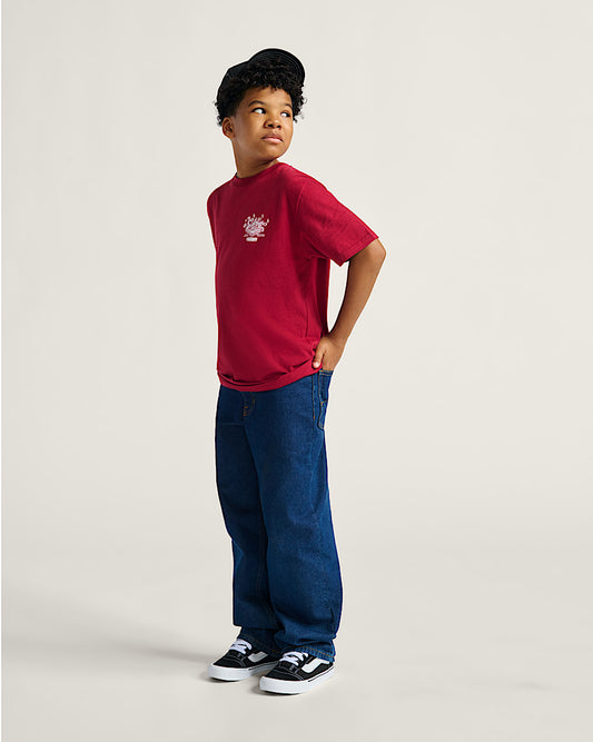 Jeans Check 5 in denim scuro - 8/16 ANNI