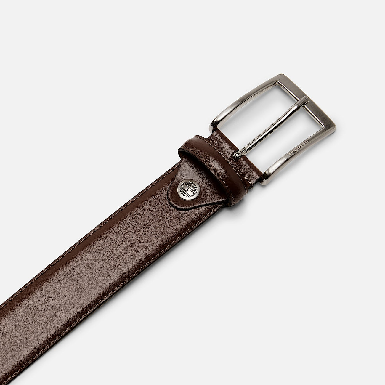 Cintura Timberland in pelle marrone