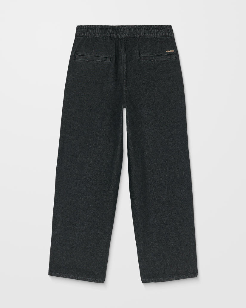Jeans Freazy loose denim nero slavato - 8/16 ANNI