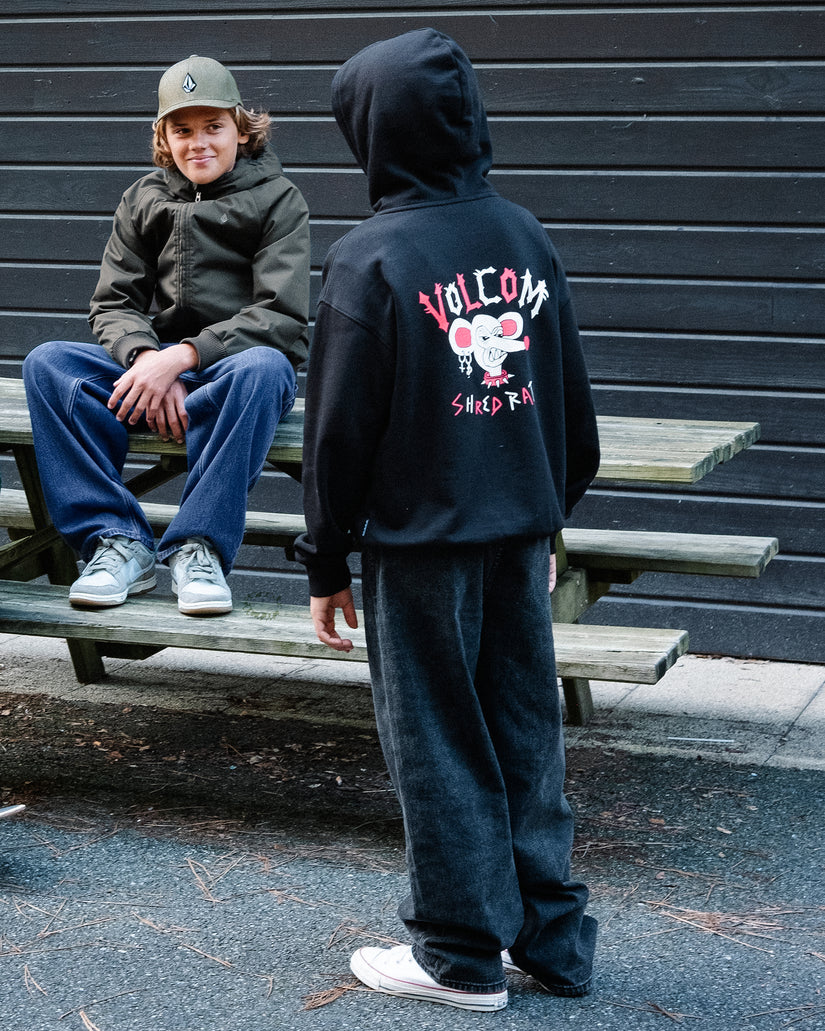 Jeans Freazy loose denim nero slavato - 8/14 ANNI