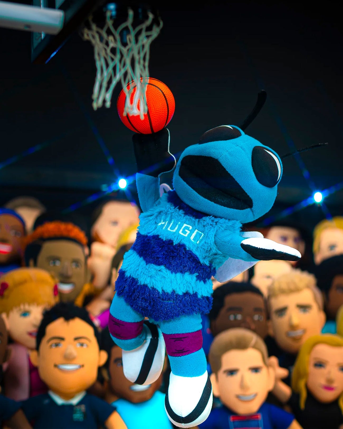 Pupazzo Mascotte Charlotte Hornets Hugo