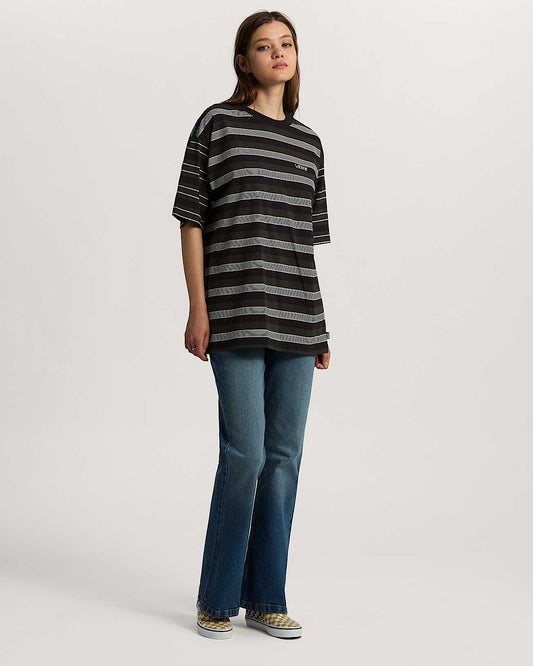 Jeans Check 5 bootcut denim blu