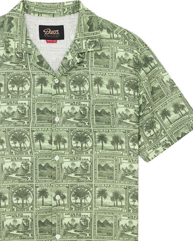 Camicia Mail-man Deus ex machina verde