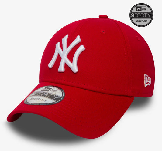 Cappellino 9FORTY New York Yankees regolabile rosso