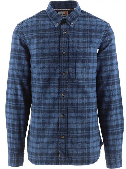 Camicia Check in flanella blu/nero