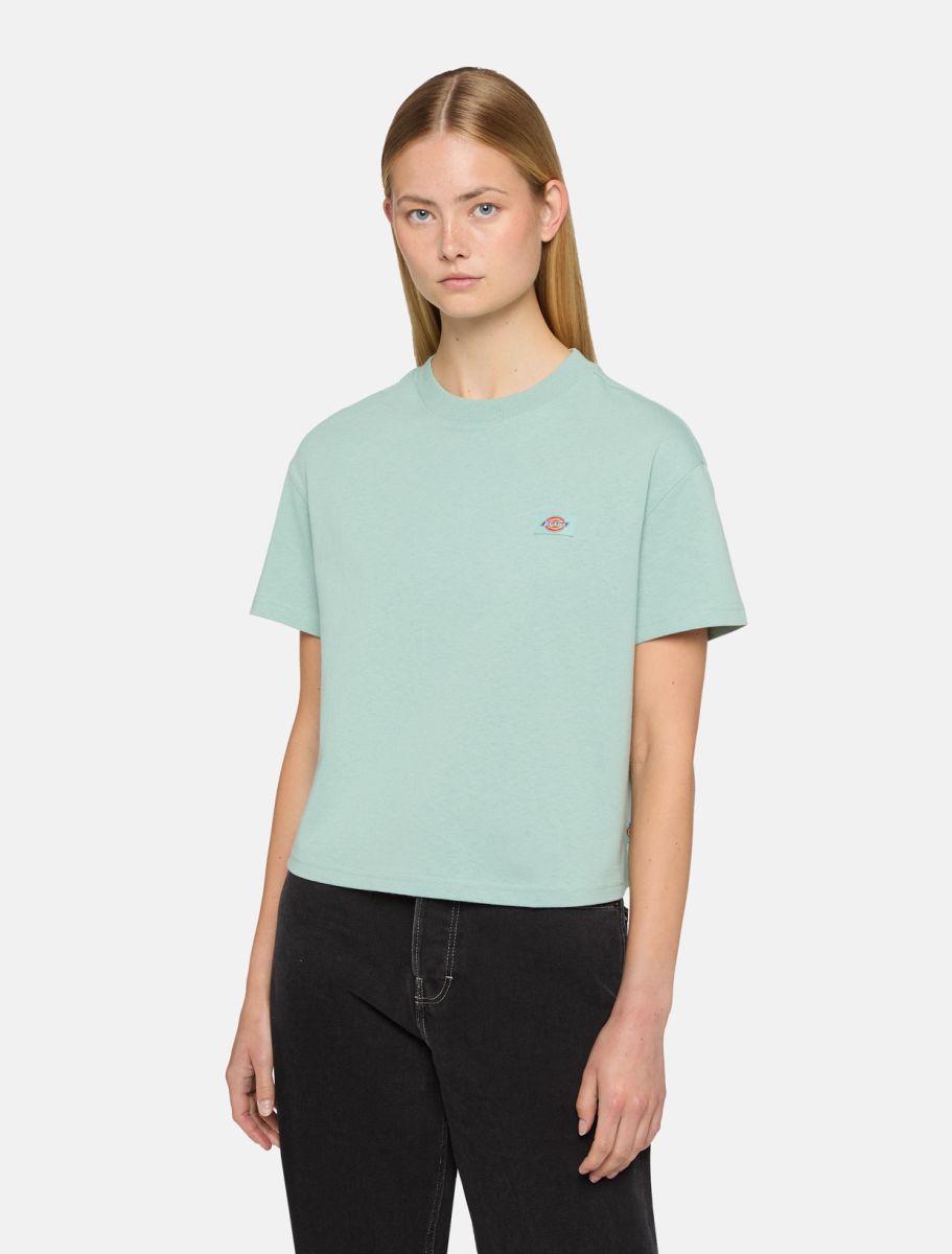 T-shirt Oakport crop verde