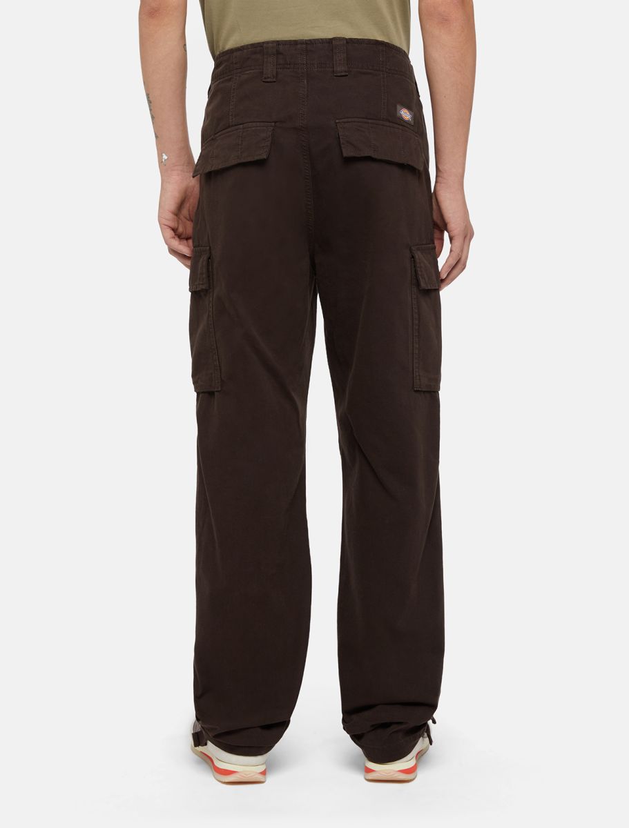 Pantalone Johnson in canvas marrone