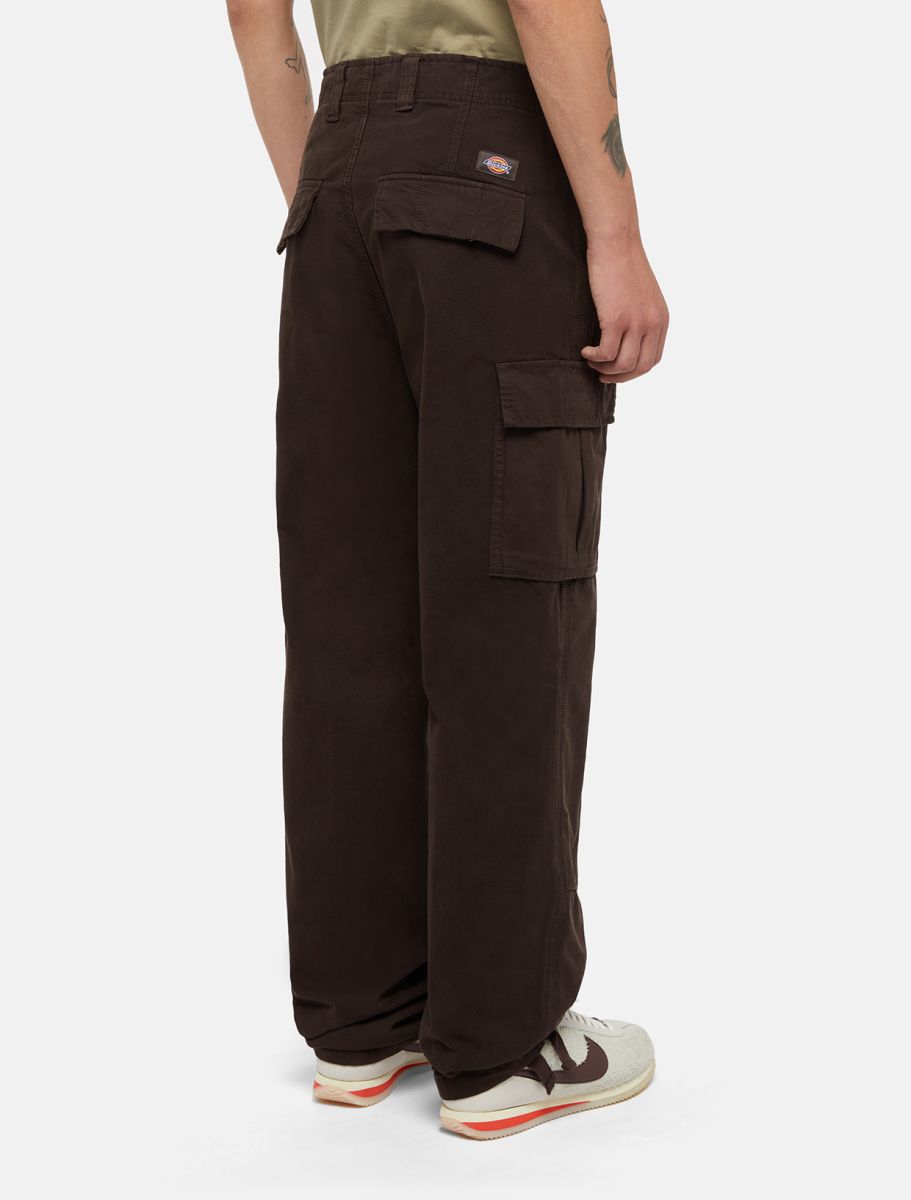 Pantalone Johnson in canvas marrone