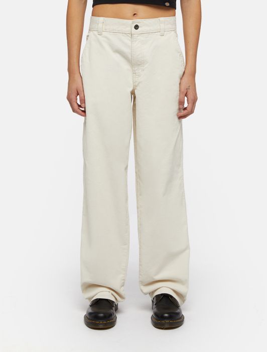 Pantalone Carpenter corduroy panna