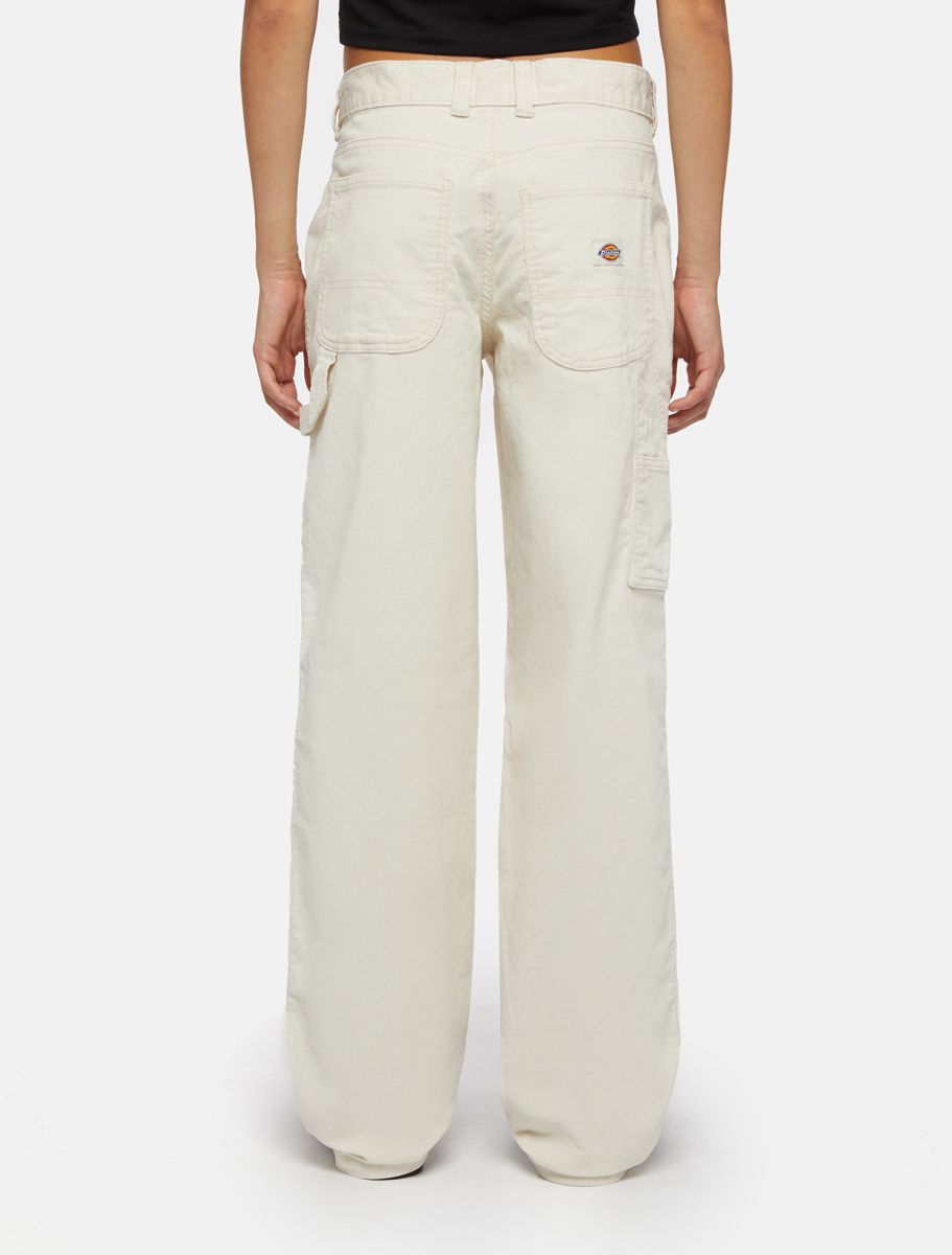 Pantalone Carpenter corduroy panna