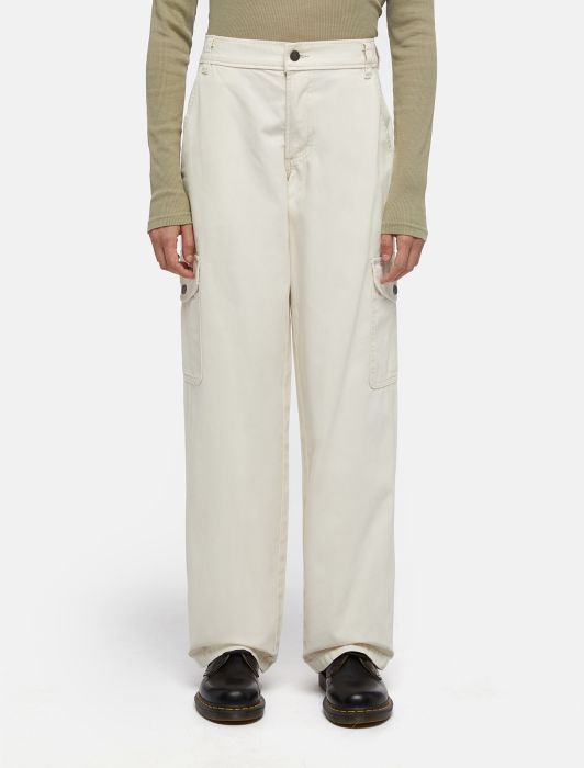 Pantalone Cargo Canvas bianco