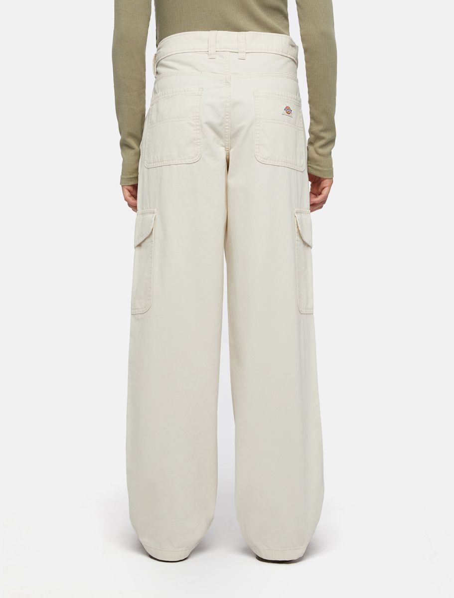 Pantalone Cargo Canvas bianco