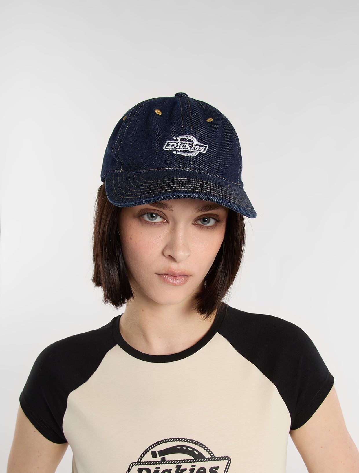 Cappellino Dad in denim scuro