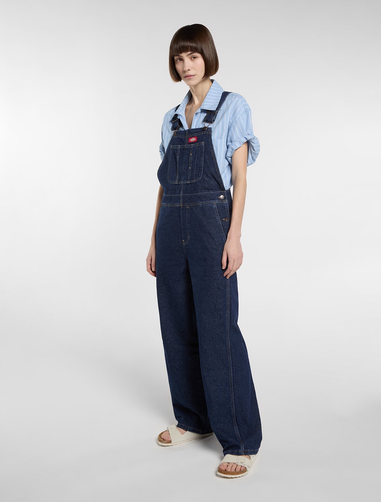 Salopette da meccanico in denim scuro