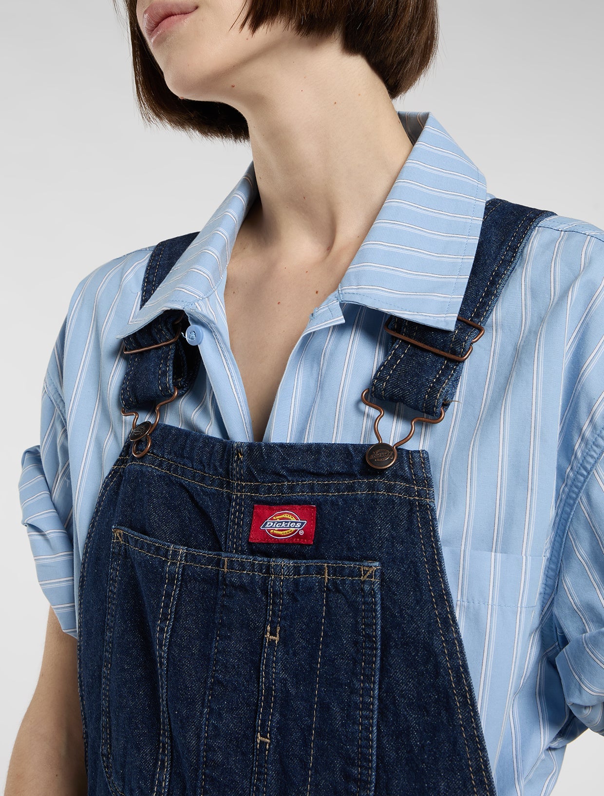 Salopette da meccanico in denim scuro
