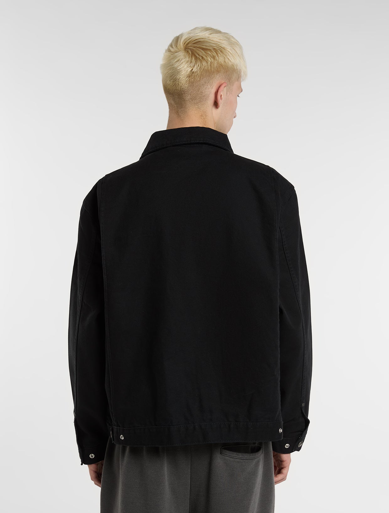 Giacca Unlined in canvas nero