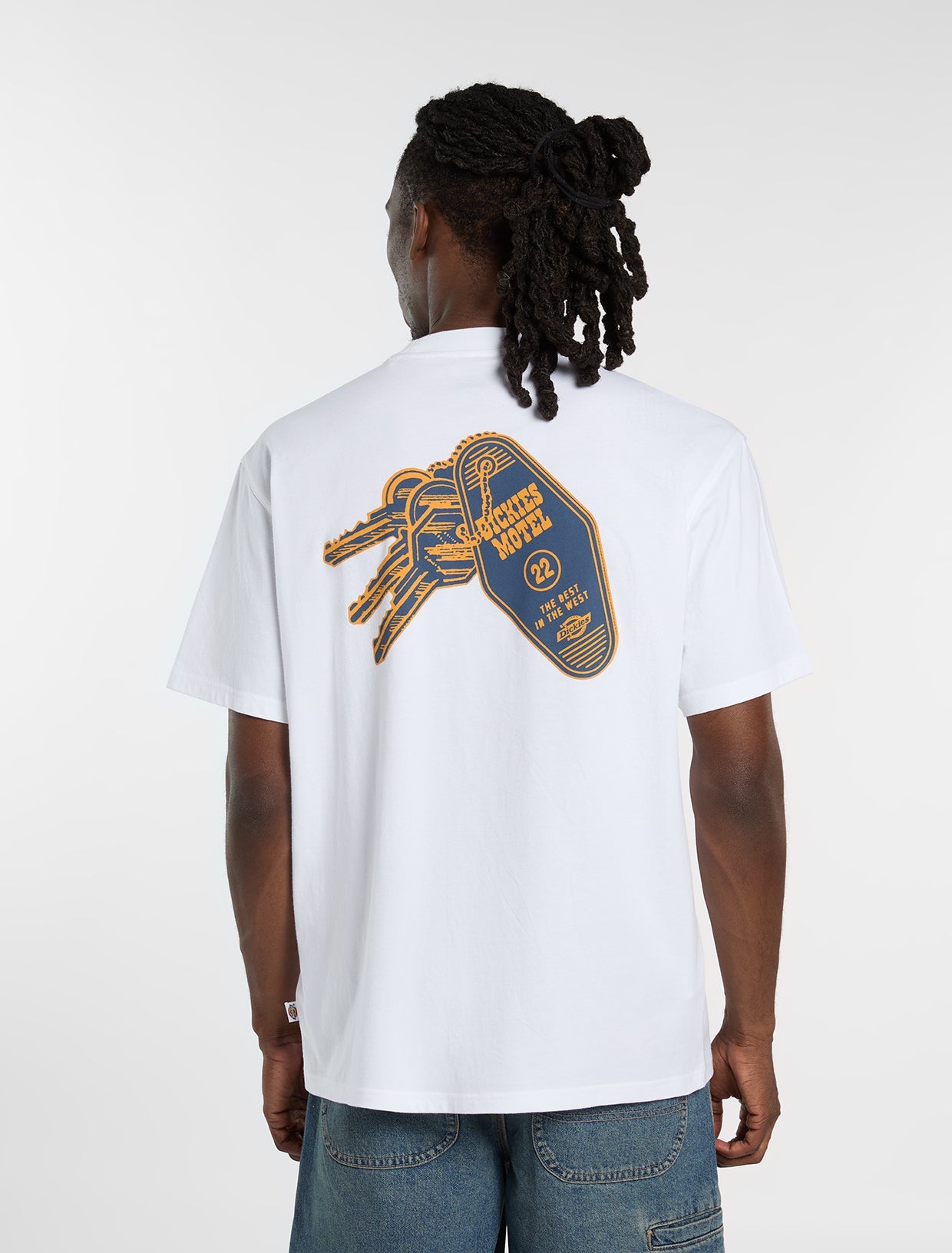 T-Shirt Plain city bianco