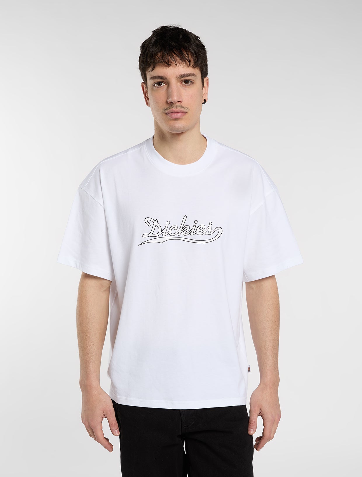 T-Shirt Loose wave bianco
