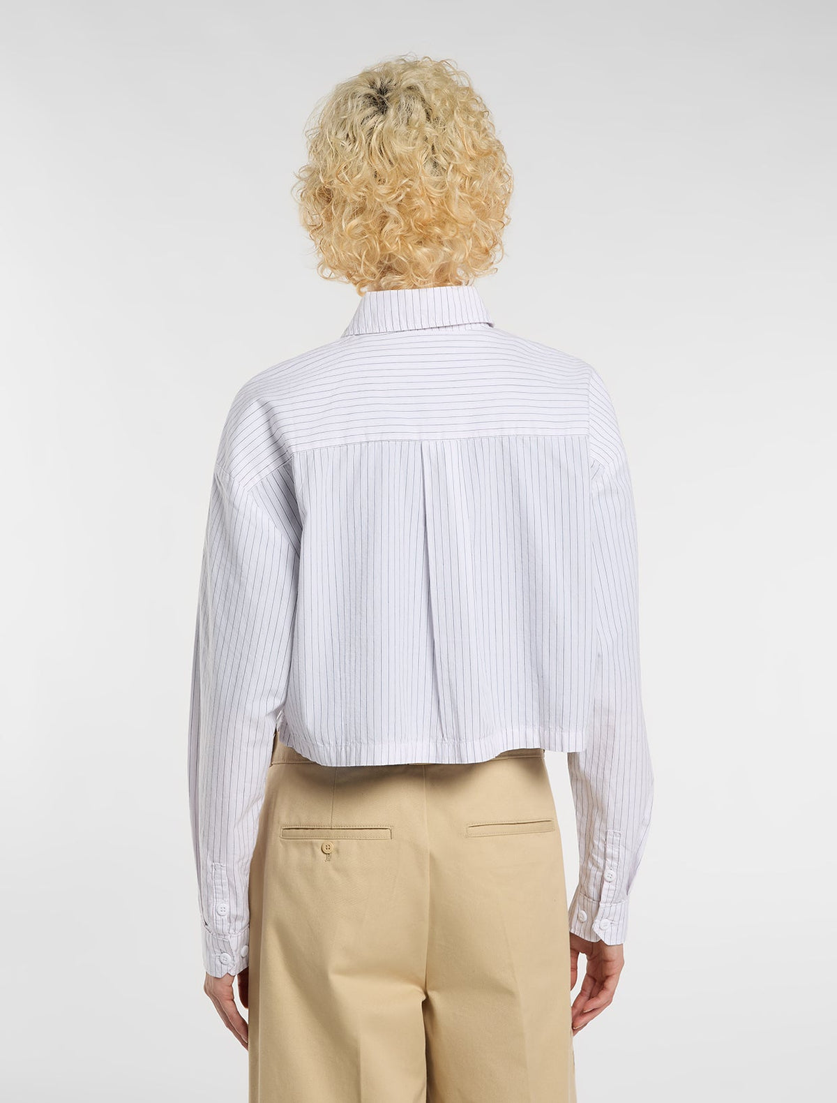 Camicia Dickies crop a righe