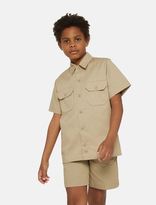 Camicia da lavoro khaki - 4/16 ANNI