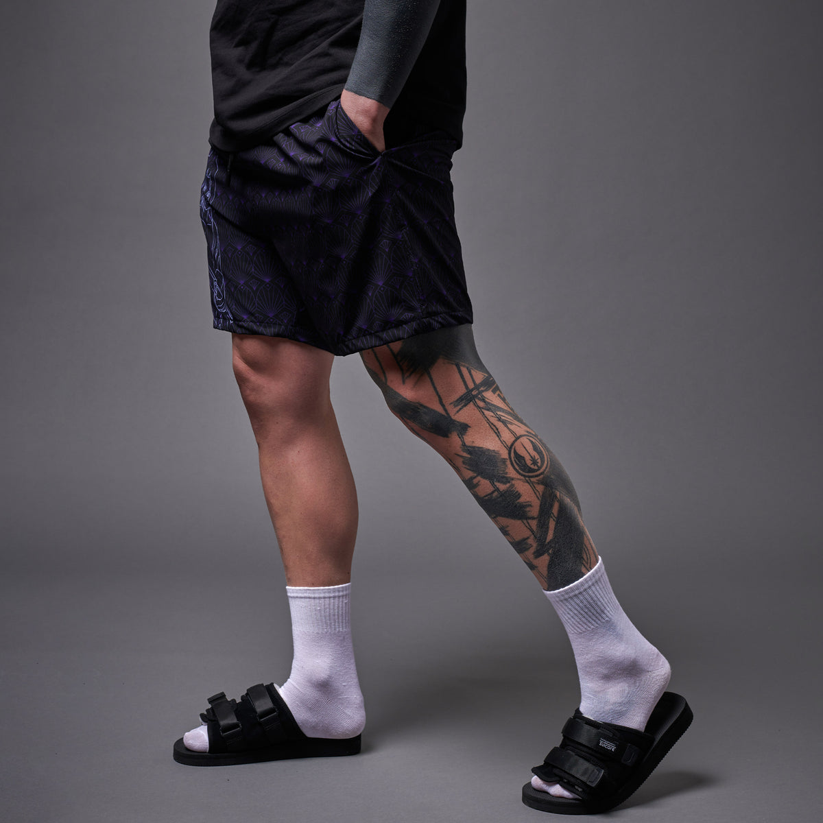Boardshorts Naruto Uchiha nero