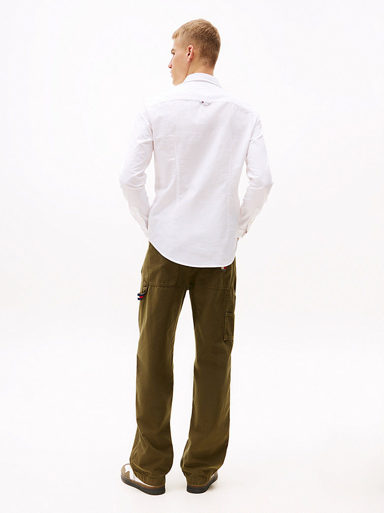 Camicia Oxford slim fit bianco