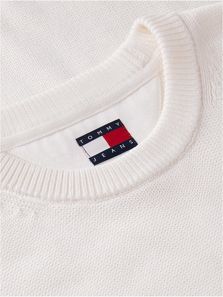 Maglioncino Tommy slim fit bianco
