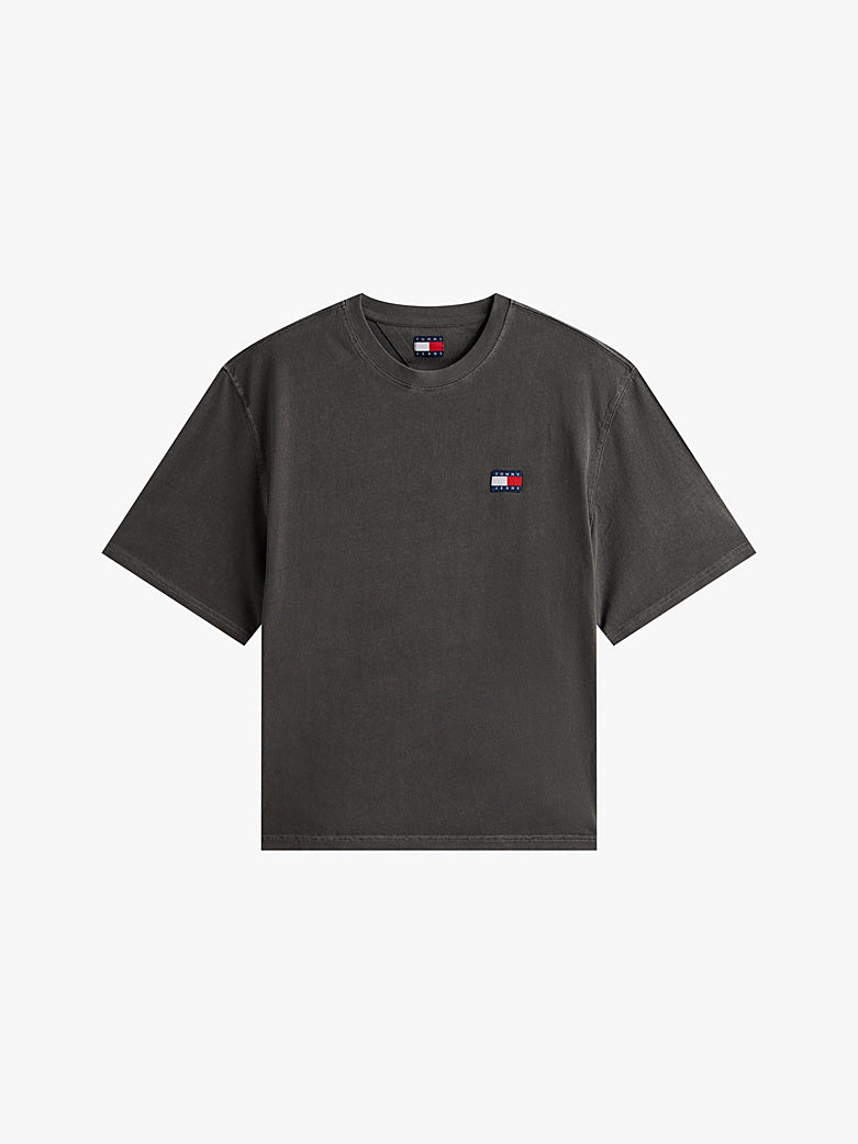 T-Shirt New Classic nero slavato