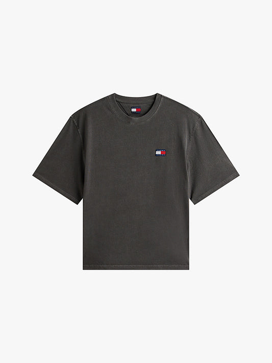 T-Shirt New Classic nero slavato