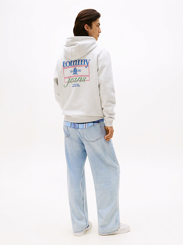 Felpa Heritage con cappuccio grigio