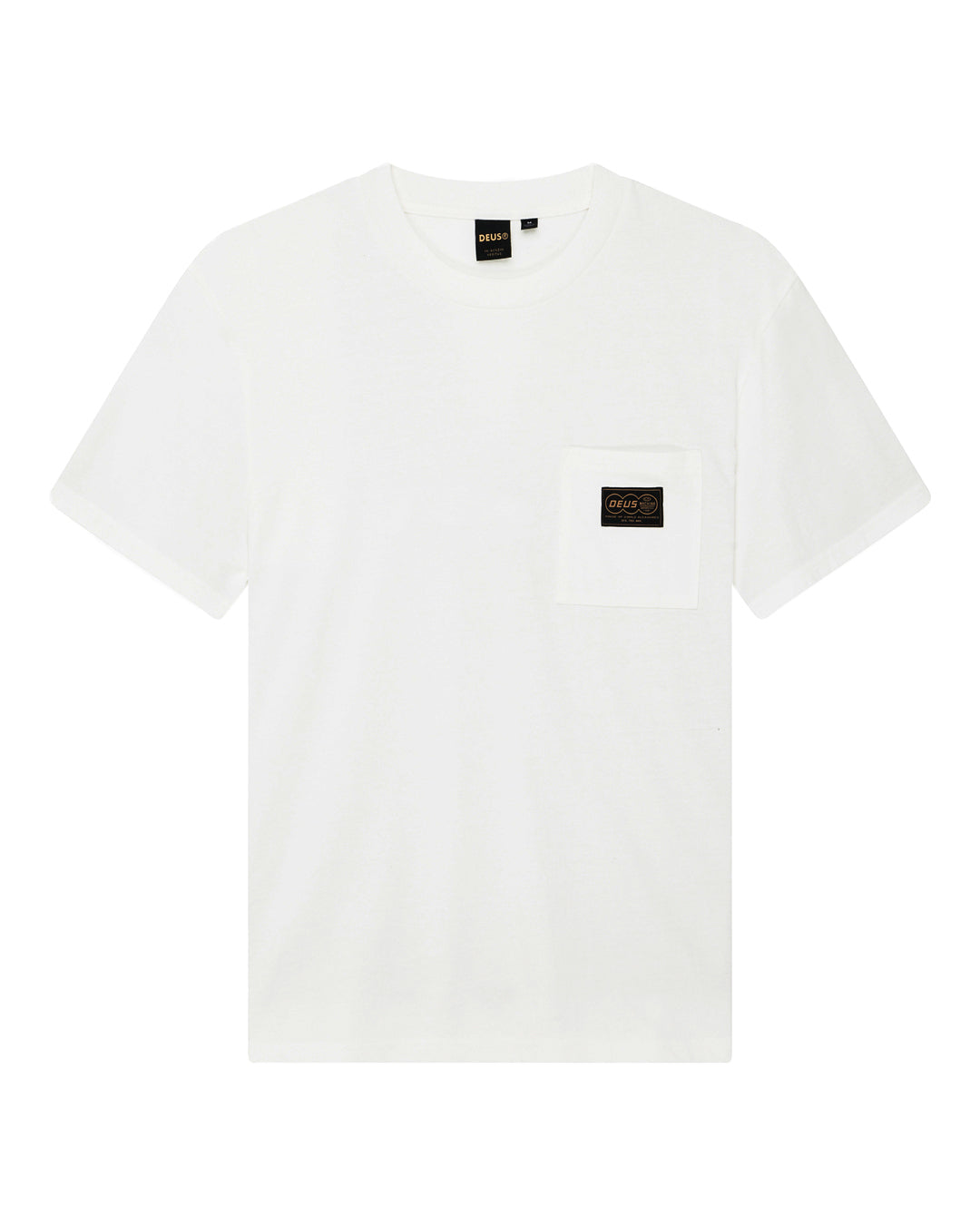T-Shirt Terrace con taschino bianco