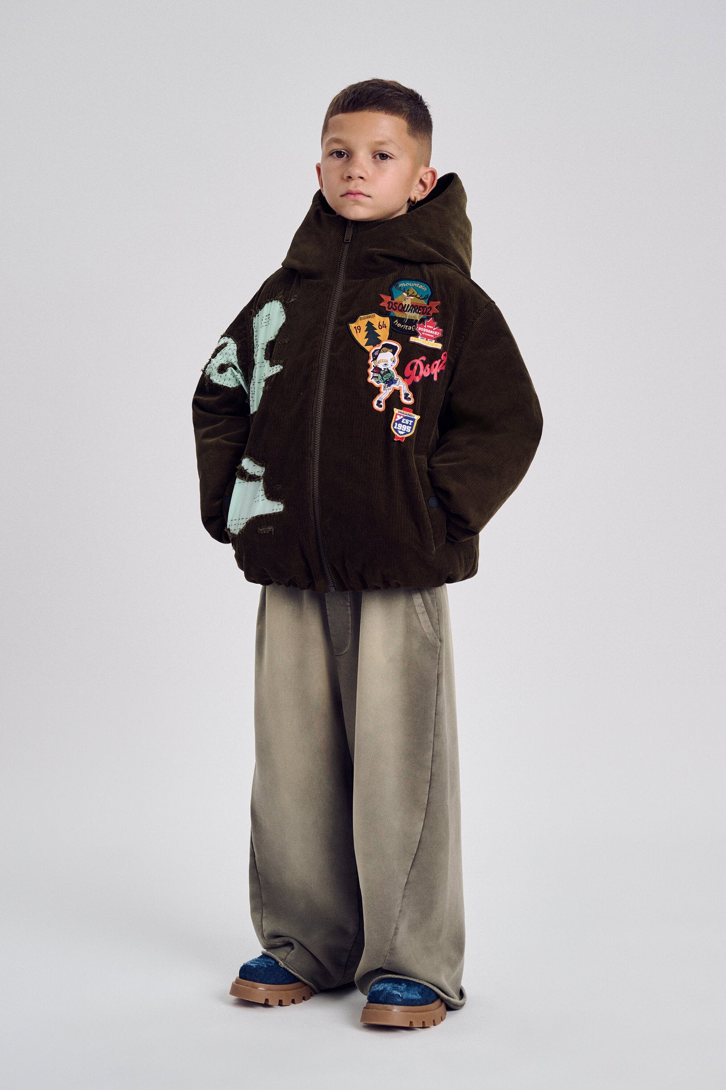 Pantalone di tuta DSQUARED2 verde - 14/16 ANNI