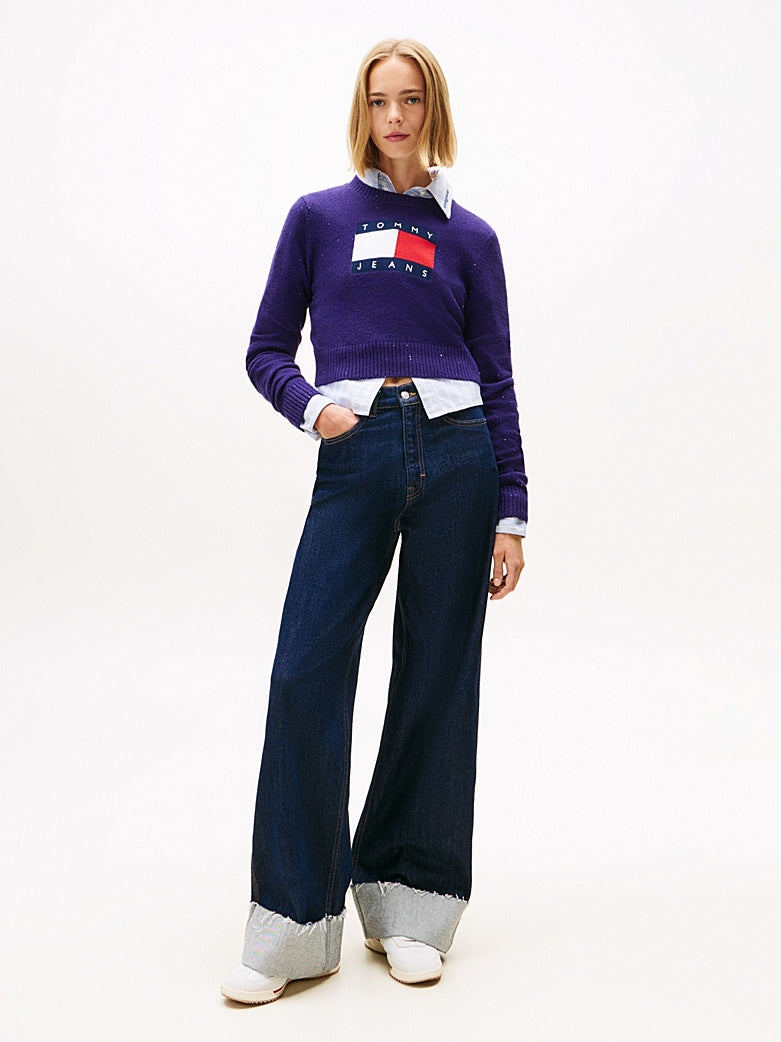 Pullover Tommy Jeans viola