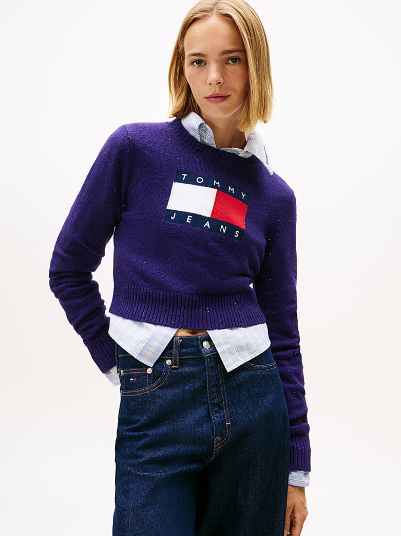 Pullover Tommy Jeans viola