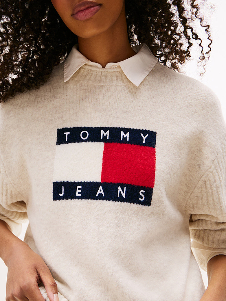 Pullover Tommy Jeans panna
