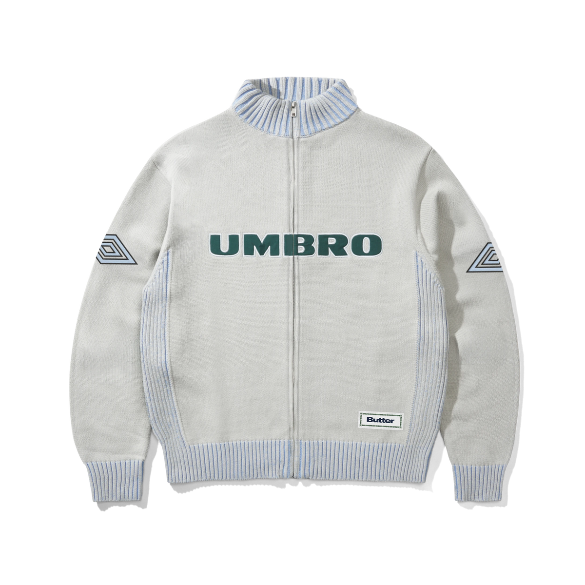 Pullover Butter Goods x Umbro full zip grigio
