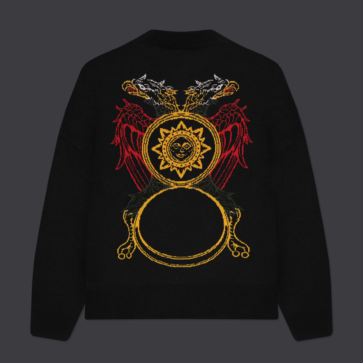 Maglione Asso di denari nero
