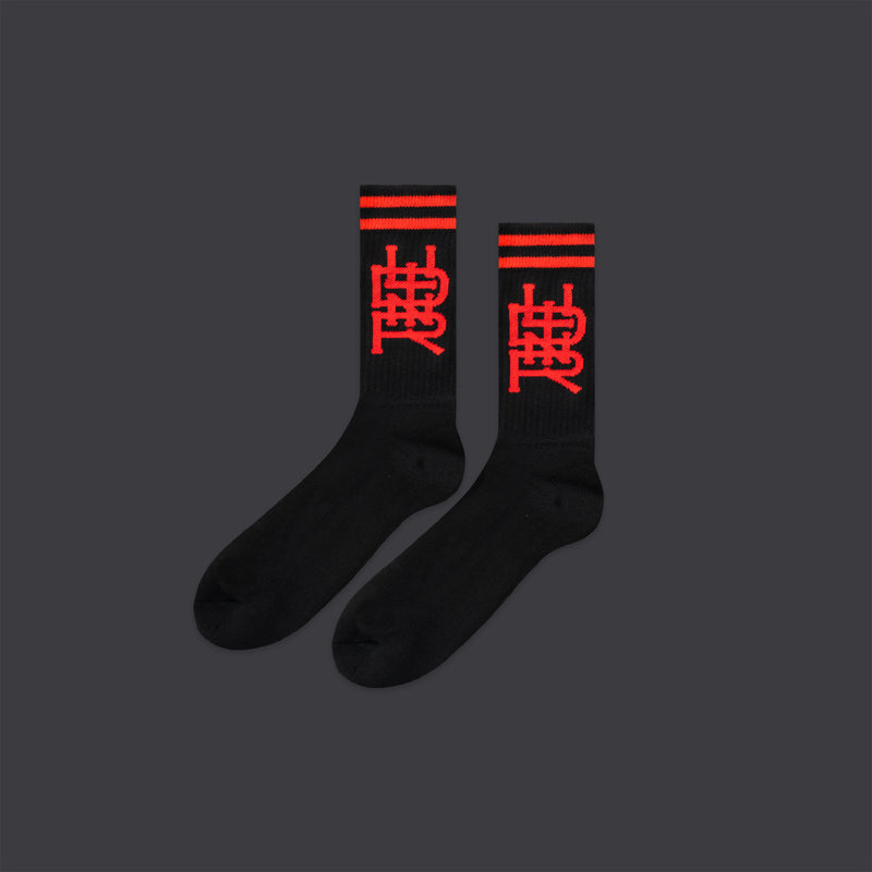 Calza Luca Barcellona x Dollynoire nero