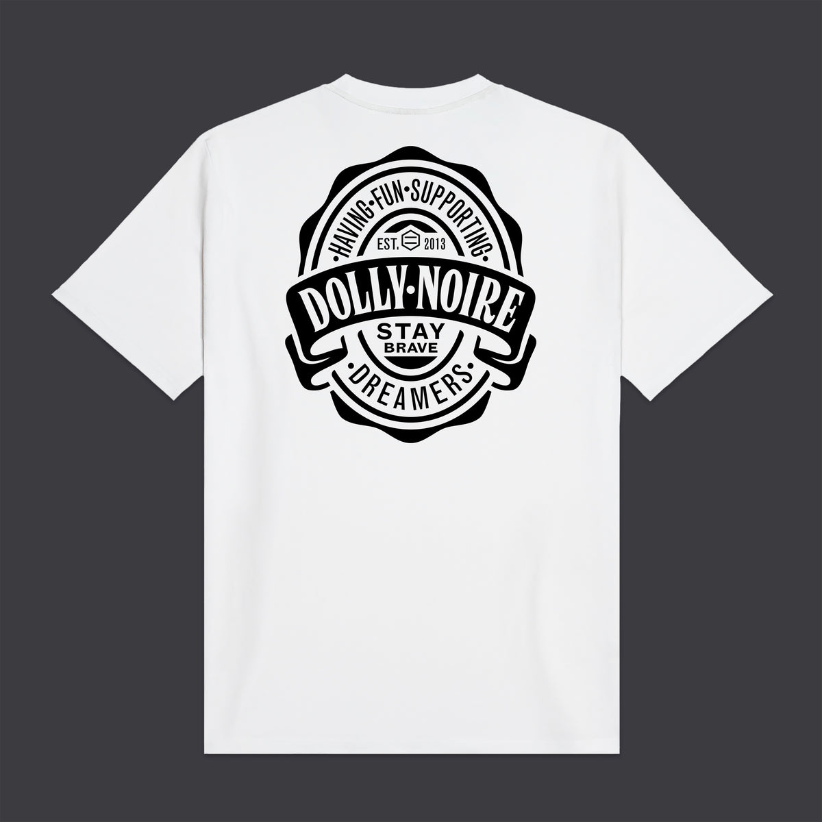 T-Shirt Logo Brew bianco
