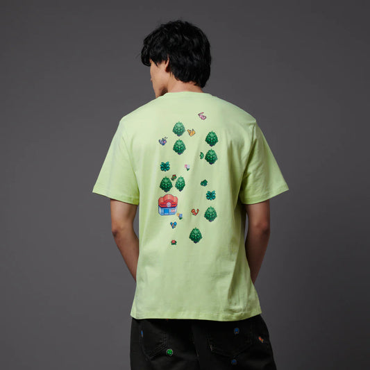 T-Shirt Pokemon scenary verde