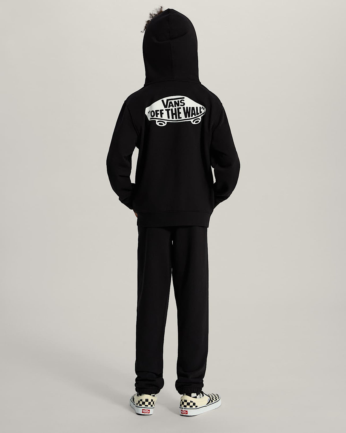 Set di tuta Vans full zip con cappuccio nero - 8/14 ANNI