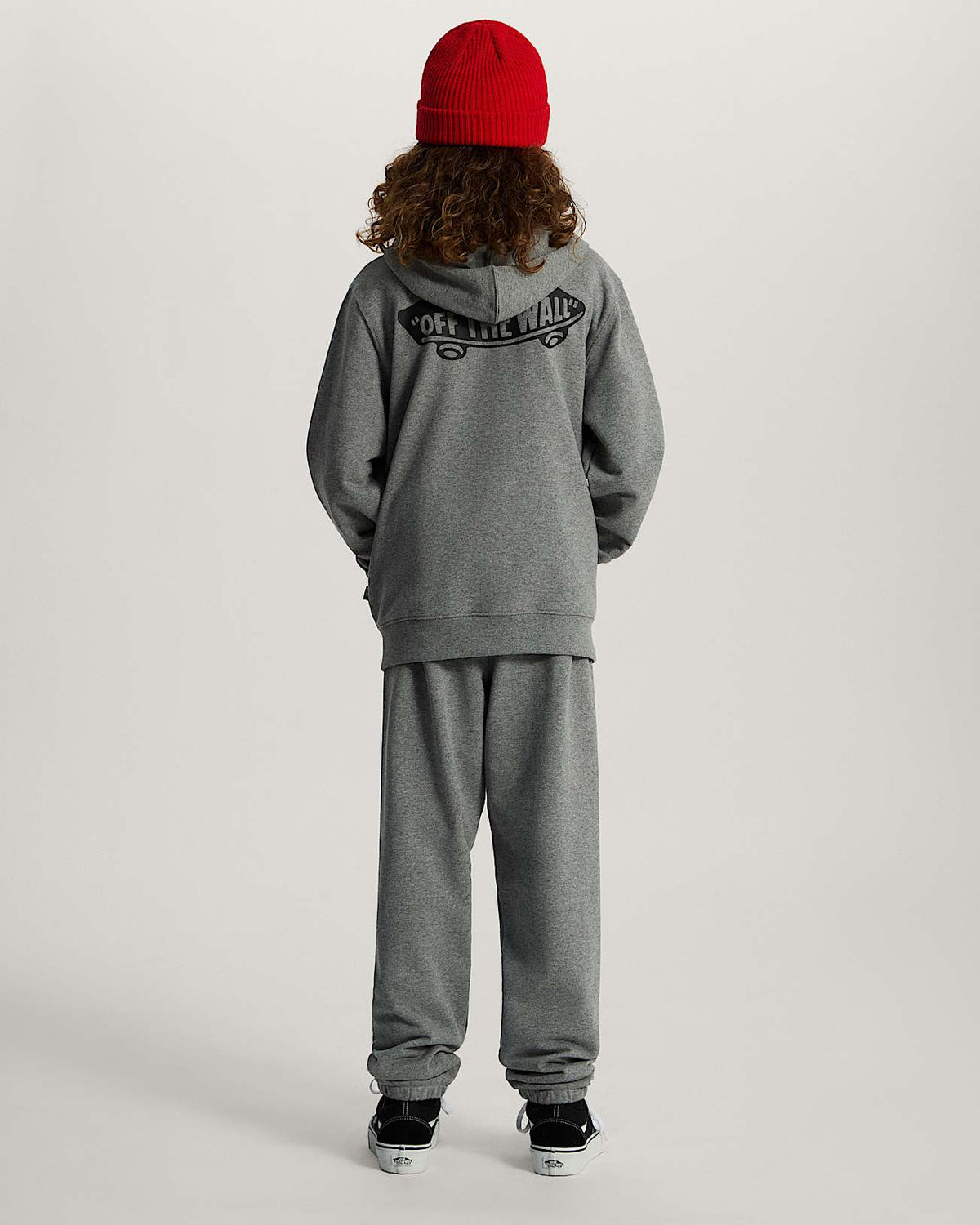 Set di tuta Vans full zip con cappuccio grigio - 8/14 ANNI