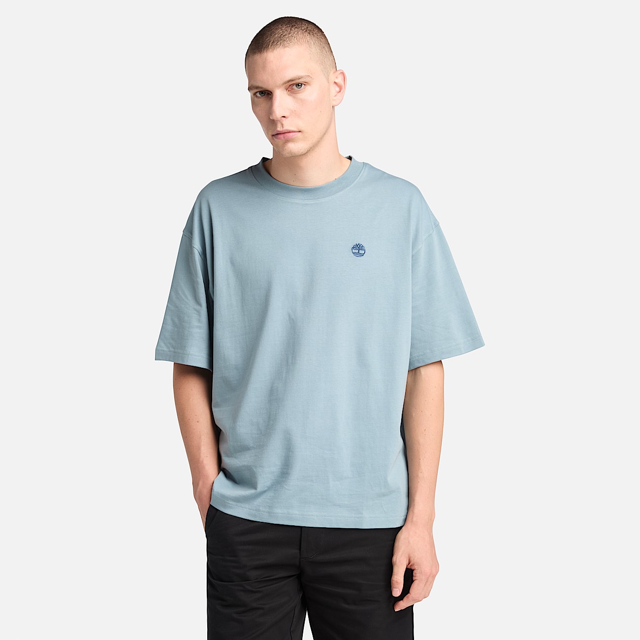 T-Shirt Dunstan river over celeste