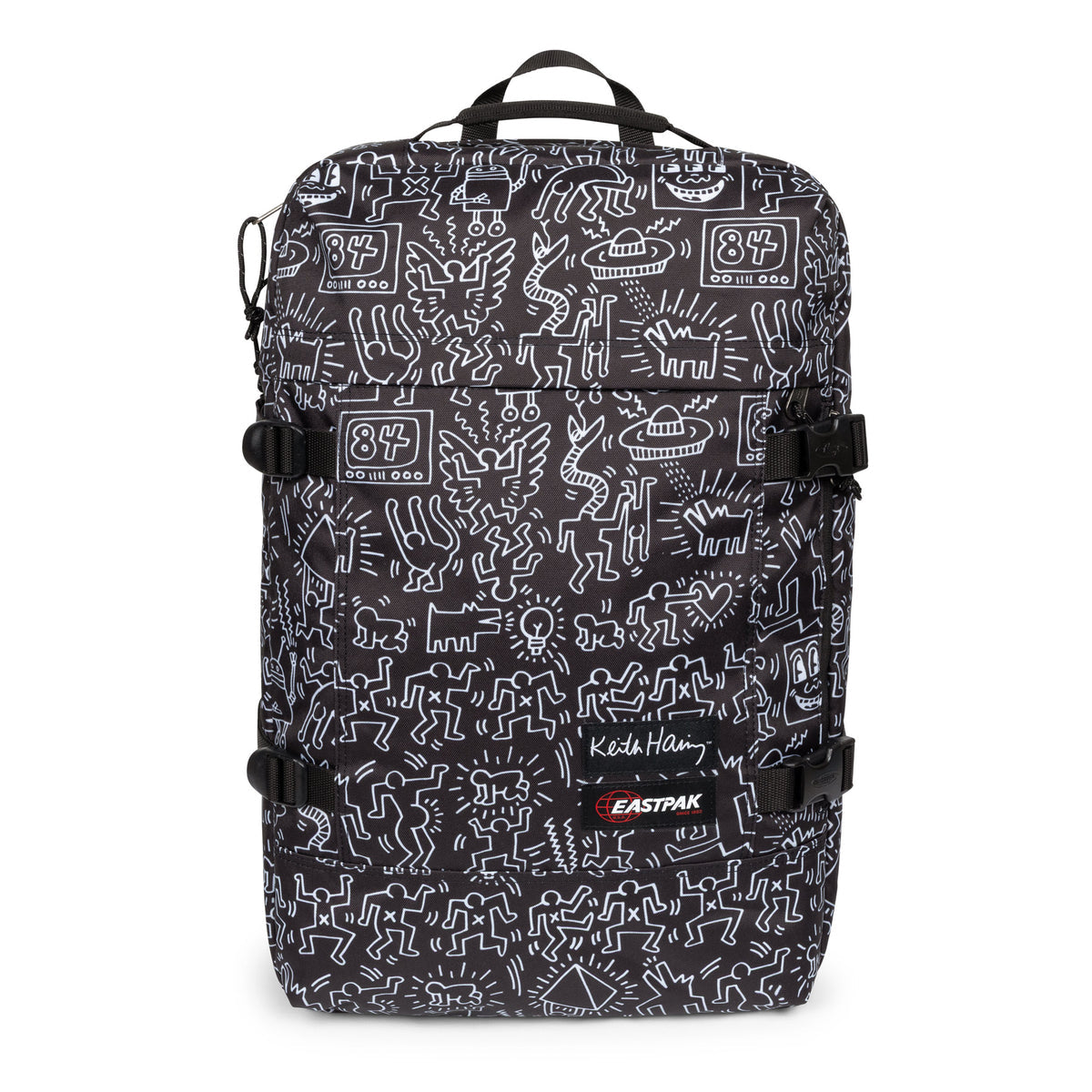 Zaino Travel pack Keith Haring nero