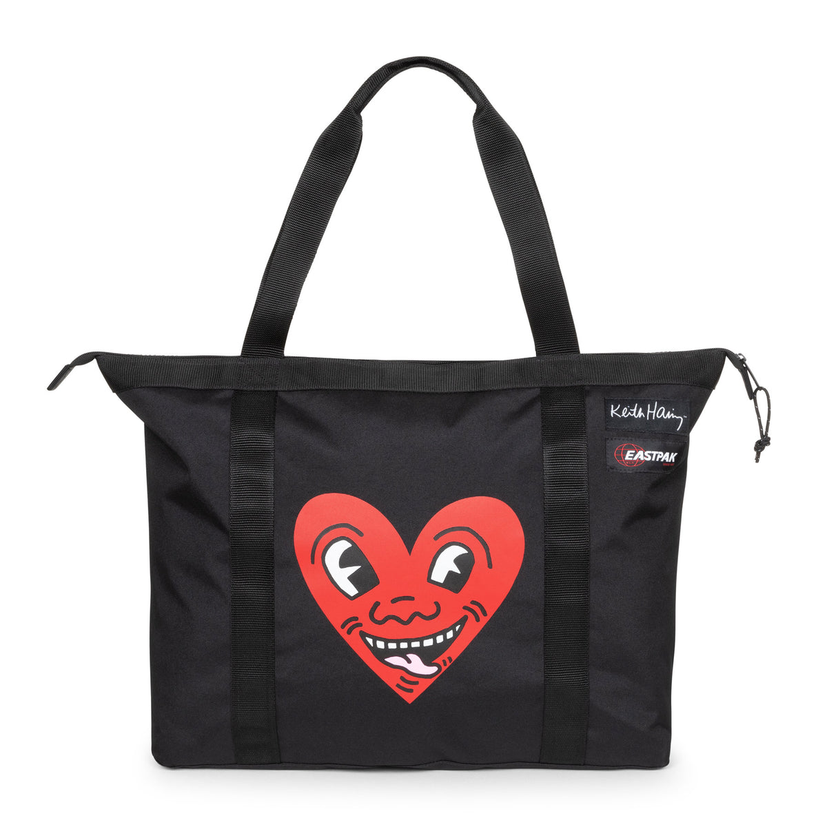Borsa Travel tote Keith Haring nero