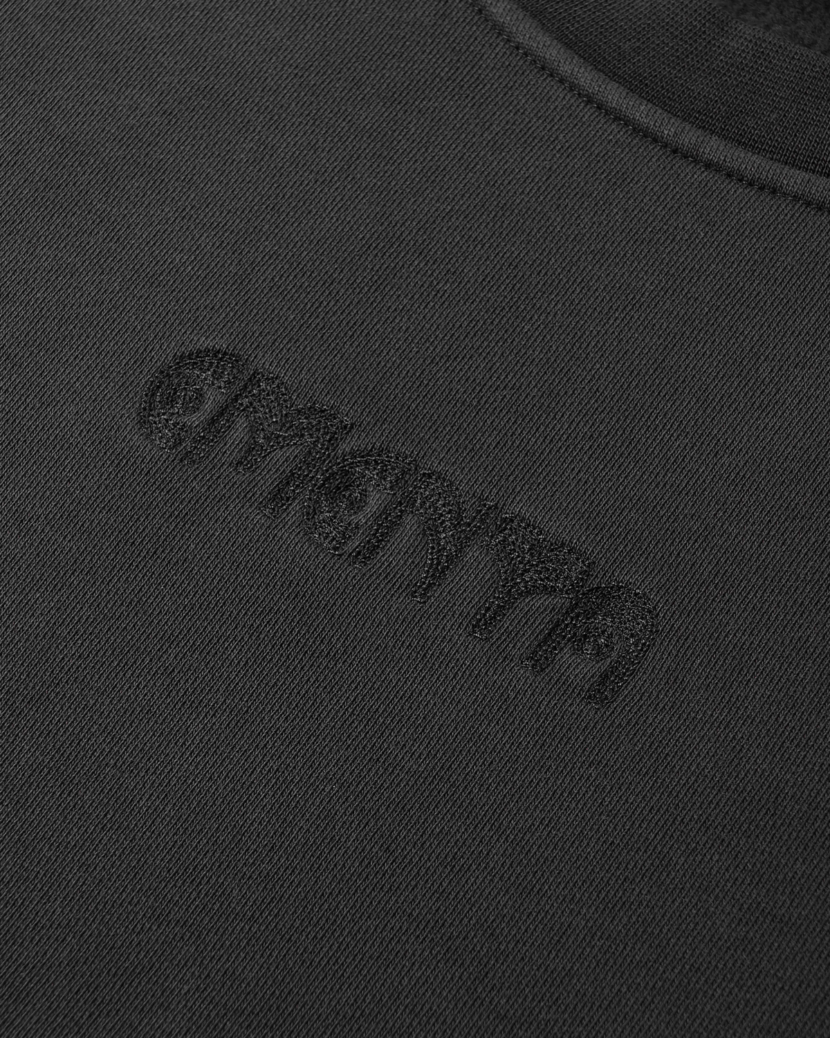 Felpa Flourish girocollo nero